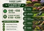 For Any outdoors or Gardening job, small or Big .