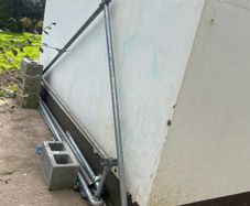 steel goal posts