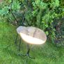 Wrought Iron table and chair Image 4