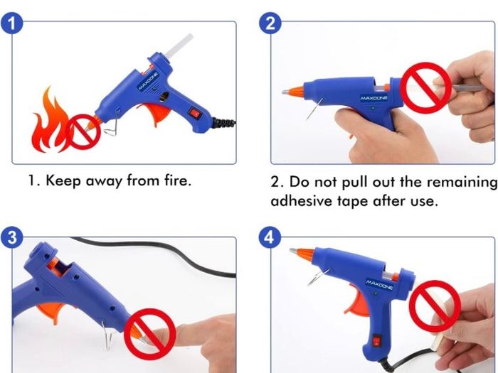 Hot Glue Gun Mini Glue Gun with 30pcs Glue Sticks Upgraded Version, 20W Hot Glue Gun Blue Fast Heating for DIY Craft Projects and Home Quick Repairs MULTIPLE COLOURS AVAILABLE (FREE POSTAGE)