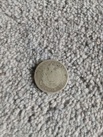 Napoleon III 1866 1 Franc