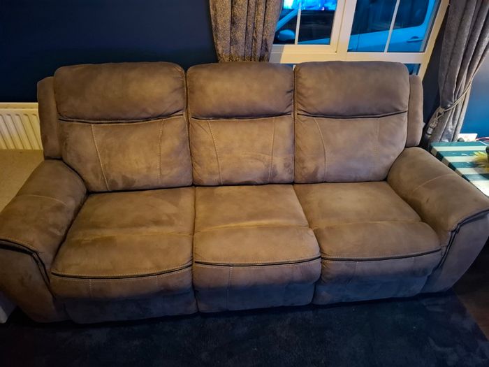 3 seater electric recliner sofa