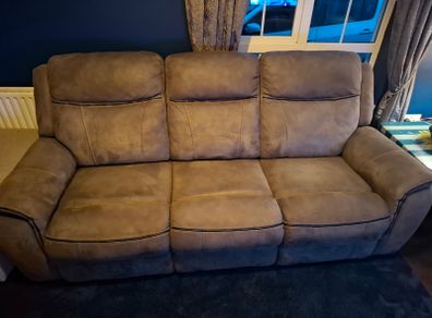 3 seater electric recliner sofa