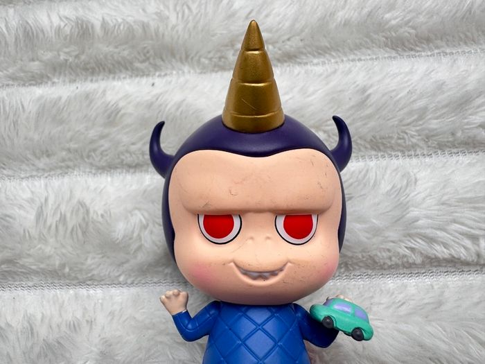 Pop Mart The Monsters Kaiju Series The Unicorn Monster Figure Dirty Approx. 7 cm. USed Please see photos