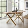 Gold X-Type Metal Table Legs 86x80 cm up to 250kg Image 8