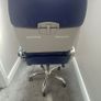 Airbus A320/A321 Aircraft Seat Swivel Office Chair | Genuine Airline Seat with Tray Table & Life Jacket Image 4