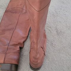 Chanel Brown Leather Riding Boots