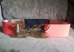 Genuine leather Designer Neo Belt by Biba size Medium UK 10 EUR38 Postage included