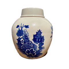 Willow Pattern Ginger Jar