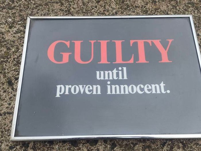 NI Vintage Anti Establishment Sign