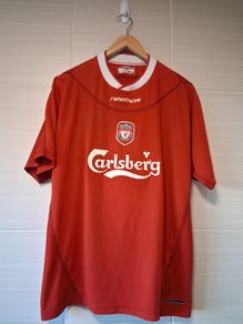 Liverpool Jersey. Official Reebok Mens Home Jersey From Season 2002 To 2004. Authentic Original From 2002. Not A Modern Day Remake.