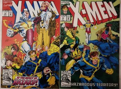 X-Men #'s 12 & 13 1st Appearance Hazard (1992)