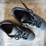 ADIDAS black superstar trainers (size UK5) Image 2