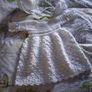 Stunning handmade white christening set 6-12 months Image 2