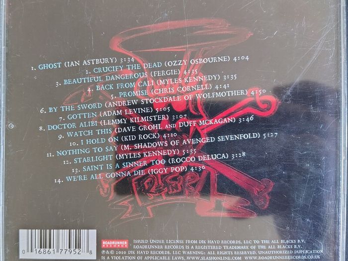 Slash - Self Titled CD (2010) Hard Rock EX+