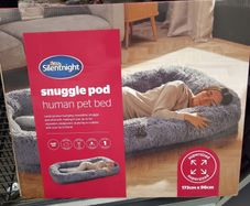 Human pet bed