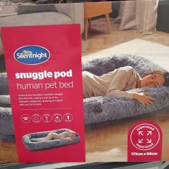 Human pet bed