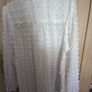 Ladies ivory pom pom shirt Image 2