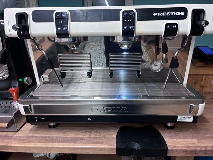 FAEMA Coffee Machine and Mazzer Automatic Grinder