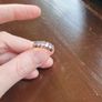 Yellow Gold Half Eternity Ring Image 3