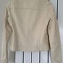 Vero Moda Vanilla Cream Faux Leather Biker Racer Jacket Image 2