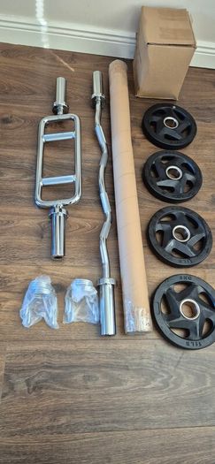 brand new olympic weight lifting set