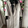 coat grey Naya lightweight coat with hood size 2 12/14 Image 3
