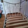 Julian Bowen Ivory Single Metal Bed Frame Image 4