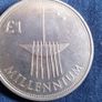 Millennium One Pound Irish Coin. Image 5