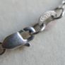 Vintage Sterling Silver 925  Sister,  Necklace with White Sapphire length 16" - 8,9g Image 9