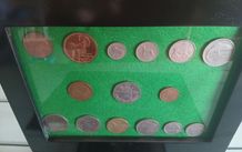 Antique coin collection.