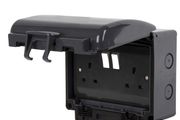Click IP Rated Outdoor Double Socket