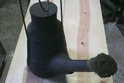 Very large old flare lamp