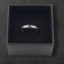 925 Vintage Sterling Silver & Dark Amethyst Ring Image 2