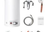 35/45/55/65L 2KW Instant Electric Water Heater Boiler Cylinder Tank Storage Home Showering Wall Mount For Bathroom Kitchen