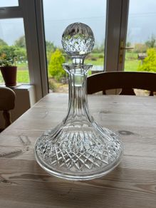 Waterford crystal ships decanter