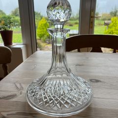 Waterford crystal ships decanter