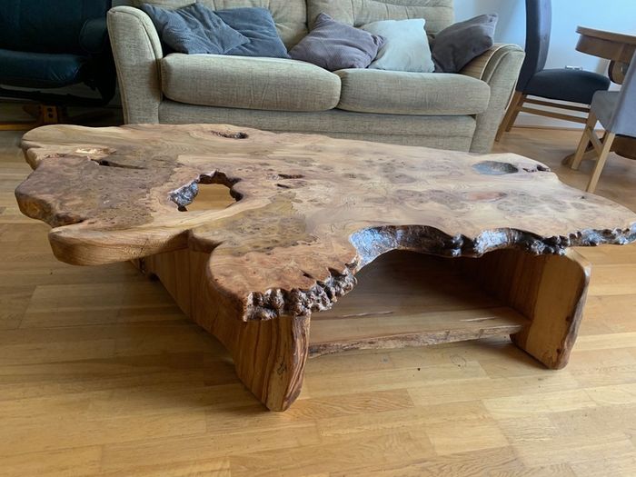 Very Rare Bog Oak Table