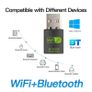 2 in 1 USB WiFi Bluetooth Wireless Adapter 600Mbps Dongle Dual Band 2.4G+5GHz High-Speed Network Card Receiver for PC Laptop Image 3