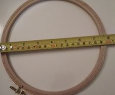 Bamboo embroidery hoop