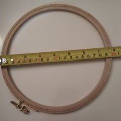 Bamboo embroidery hoop