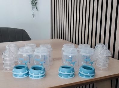 8x NUK First Choice Anti-Colic Bottles