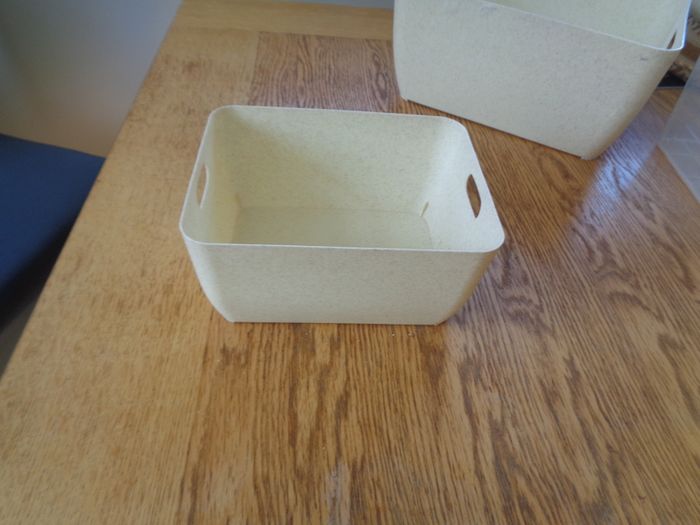 Plastic Storage Containers x 2 for Sale