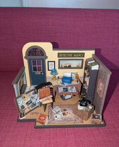 Detective agency diorama