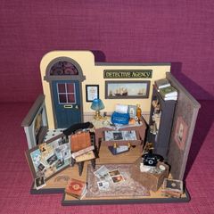 Detective agency diorama