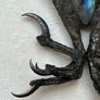 Raven Claws and Labradorite Molten Metal necklace Image 5