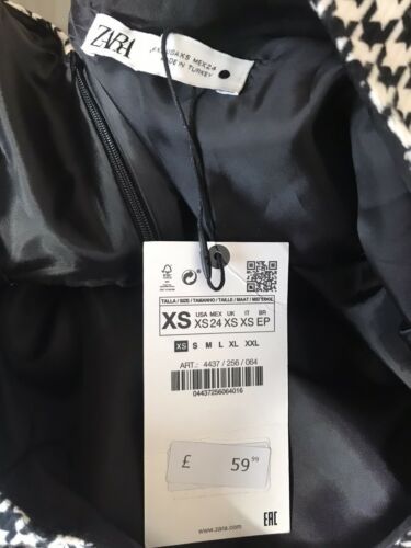 Zara houndstooth dress Bloggers favorite XS