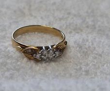 Diamond Cluster Ring 18kt