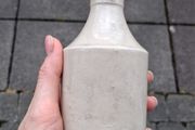 Vintage stoneware ink bottle