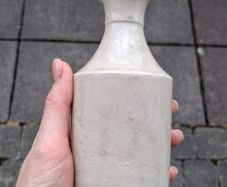 Vintage stoneware ink bottle